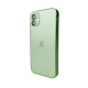 Чохол для смартфона AG Glass Matt Frame Color Logo for Apple iPhone 11 Light Green