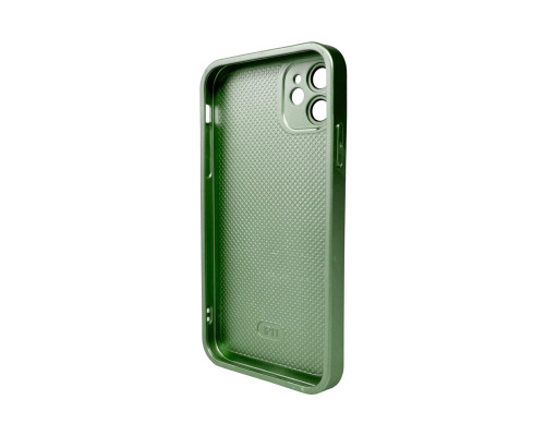 Чохол для смартфона AG Glass Matt Frame Color Logo for Apple iPhone 11 Light Green