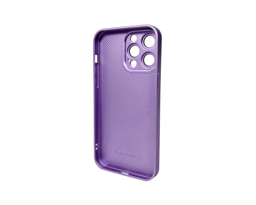 Чохол для смартфона AG Glass Matt Frame Color Logo for Apple iPhone 15 Pro Max Light Purple