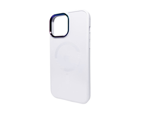 Чохол для смартфона AG Glass Sapphire MagSafe Logo for Apple iPhone 13 Pro Max White