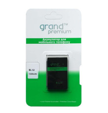Акумулятор GRAND Premium for Nokia BL-5J mag-200000053510462016