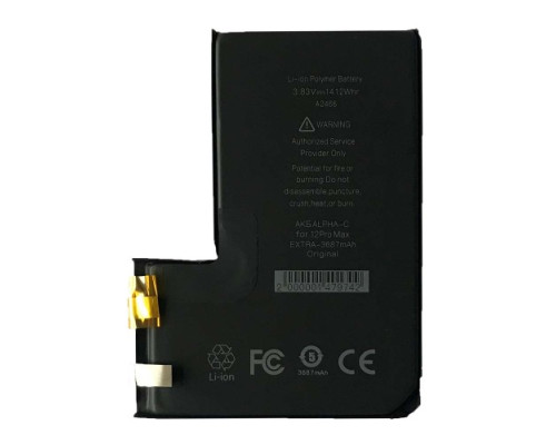 Акумулятор ALPHA-C. EXTRA for iPhone12ProMax/3687mAh/Без контролеру mag-200000147974235017