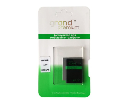 Акумулятор GRAND Premium Samsung X200 (AB463446BU) mag-200000049387956731