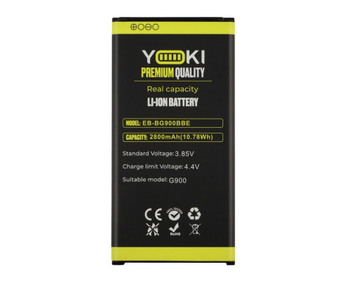 Акумулятор для Samsung G900 Galaxy S5 / EB-BG900BBE Характеристики AAA no LOGO