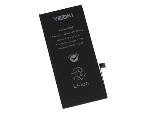 Акумулятор для Apple iPhone 8 Plus Характеристики Yoki 2020000321590