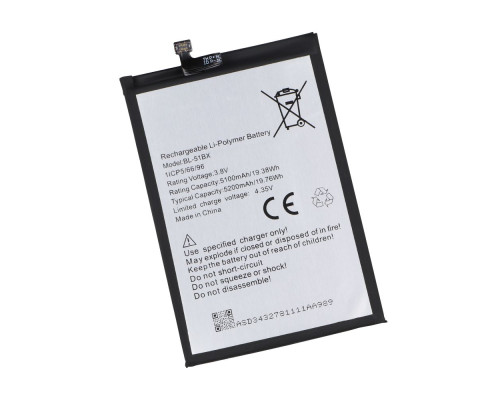 Акумулятор для Infinix Hot 11, Hot 20, Zero Ultra / BL-51BX Характеристики AAAA no LOGO 2020000380429