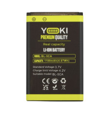 Акумулятор для Nokia 1112 / BL-5CA Характеристики Yoki 2020000321415