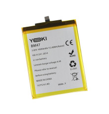 Акумулятор для Xiaomi Redmi 3 / 3S / 3X / 4X / BM47 Характеристики Yoki 2020000321149