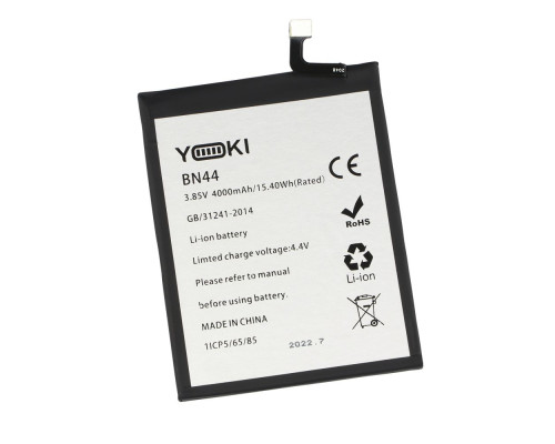 Акумулятор для Xiaomi Redmi 5 Plus / BN44 Характеристики Yoki 2020000321118
