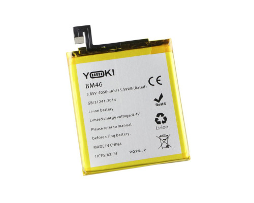 Акумулятор для Xiaomi Redmi Note 3 / BM46 Характеристики Yoki 2020000321040