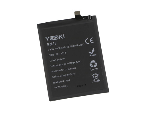 Акумулятор для Xiaomi Redmi 6 Pro / BN47 Характеристики Yoki 2020000321088