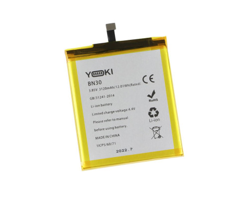 Акумулятор для Xiaomi Redmi 4A / BN30 Характеристики Yoki 2020000321125