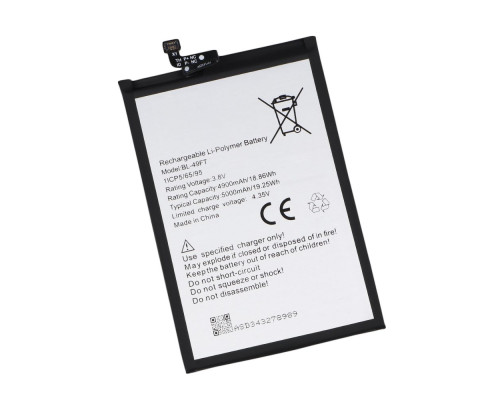 Акумулятор для Tecno Camon 19 Pro / BL-49FT Характеристики AAAA no LOGO 2020000380399