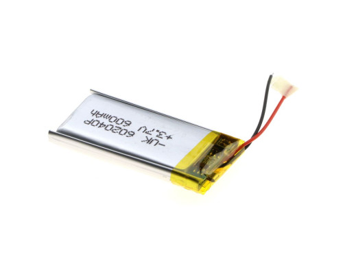 Внутрішній Акумулятор 602040Р Характеристики 40*20*6 600mAh 3.7V 2020000216094