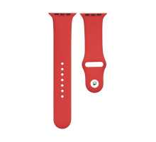 Ремінець для Apple Watch Band Silicone One-Piece Size-S 42/44/45/49 mm Колір 14, Red 2020000088622