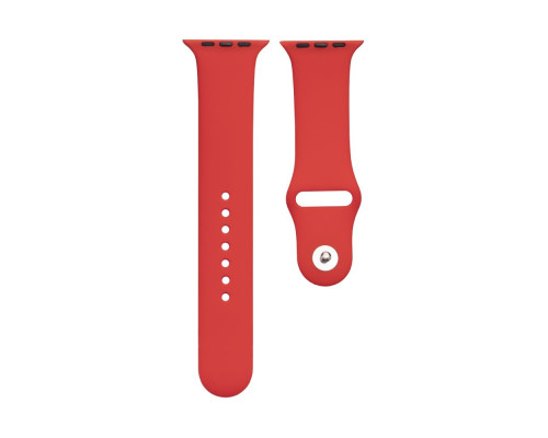 Ремінець для Apple Watch Band Silicone One-Piece Size-S 42/44/45/49 mm Колір 14, Red 2020000088622