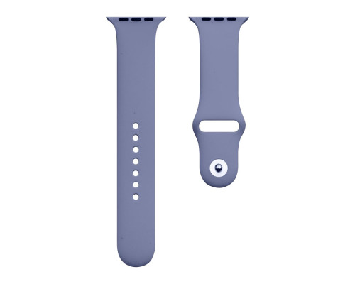 Ремінець для Apple Watch Band Silicone One-Piece Size-S 38/40/41 mm Колір 28, Lavender grey 2000000580265