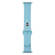 Ремінець для Apple Watch Band Silicone One-Piece Size-S 38/40/41 mm Колір 17, Turquoise 2000000541402