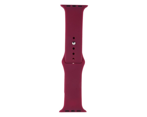 Ремінець для Apple Watch Band Silicone One-Piece Size-S 42/44/45/49 mm Колір 14, Red 2020000088622