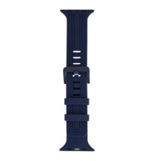 Ремінець для Apple Watch Band Silicone Shine 42/44/45/49 mm Колір Midnight blue 2020000257332