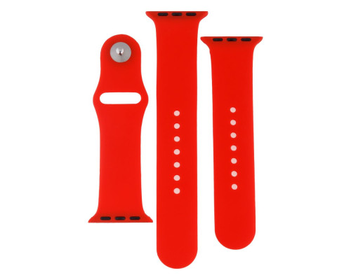 Ремінець для Apple Watch Band Silicone Two-Piece 38/40/41 mm Колір 62, Granny grey