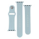 Ремінець для Apple Watch Band Silicone Two-Piece 38/40/41 mm Колір 62, Granny grey