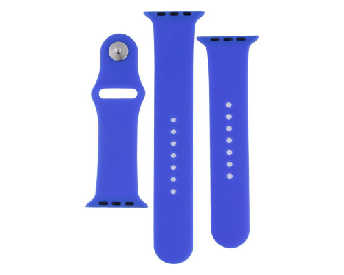 Ремінець для Apple Watch Band Silicone Two-Piece 42/44/45/49 mm Колір 55, Pine green