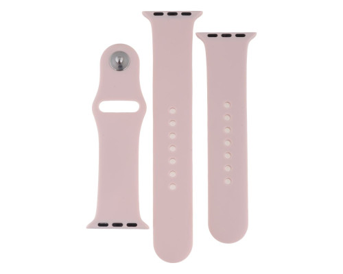 Ремінець для Apple Watch Band Silicone Two-Piece 38/40/41 mm Колір 62, Granny grey