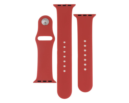 Ремінець для Apple Watch Band Silicone Two-Piece 38/40/41 mm Колір 62, Granny grey