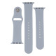 Ремінець для Apple Watch Band Silicone Two-Piece 38/40/41 mm Колір 62, Granny grey