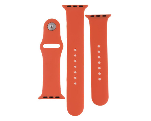 Ремінець для Apple Watch Band Silicone Two-Piece 38/40/41 mm Колір 62, Granny grey