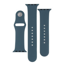 Ремінець для Apple Watch Band Silicone Two-Piece 38/40/41 mm Колір 62, Granny grey 2020000267652