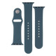 Ремінець для Apple Watch Band Silicone Two-Piece 38/40/41 mm Колір 62, Granny grey