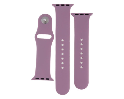 Ремінець для Apple Watch Band Silicone Two-Piece 38/40/41 mm Колір 34, Purple 2020000267782