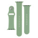 Ремінець для Apple Watch Band Silicone Two-Piece 42/44/45/49 mm Колір 55, Pine green