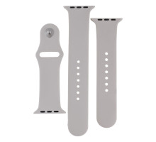 Ремінець для Apple Watch Band Silicone Two-Piece 42/44/45/49 mm Колір 10, Stone 2020000268246