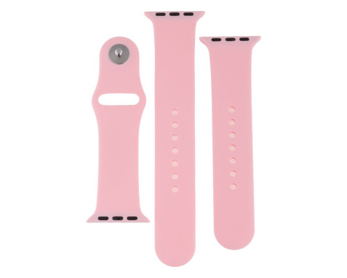 Ремінець для Apple Watch Band Silicone Two-Piece 38/40/41 mm Колір 62, Granny grey