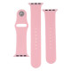 Ремінець для Apple Watch Band Silicone Two-Piece 38/40/41 mm Колір 62, Granny grey