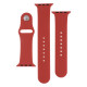 Ремінець для Apple Watch Band Silicone Two-Piece 42/44/45/49 mm Колір 55, Pine green