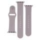 Ремінець для Apple Watch Band Silicone Two-Piece 38/40/41 mm Колір 62, Granny grey