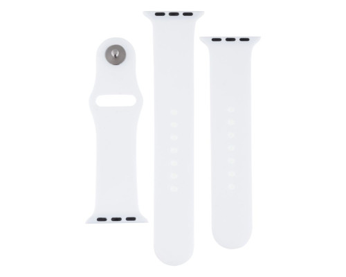 Ремінець для Apple Watch Band Silicone Two-Piece 38/40/41 mm Колір 62, Granny grey