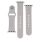 Ремінець для Apple Watch Band Silicone Two-Piece 38/40/41 mm Колір 62, Granny grey