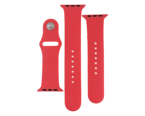 Ремінець для Apple Watch Band Silicone Two-Piece 42/44/45/49 mm Колір 55, Pine green