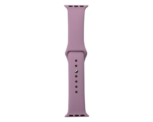 Ремінець для Apple Watch Band Silicone One-Piece Size-S 38/40/41 mm Колір 28, Lavender grey 2000000580265