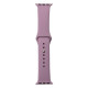 Ремінець для Apple Watch Band Silicone One-Piece Size-S 38/40/41 mm Колір 28, Lavender grey 2000000580265