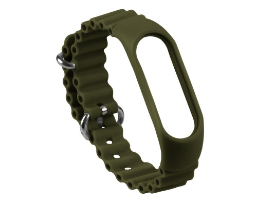 Ремінець для Xiaomi Mi Band 3/4/5/6/7 Ocean Band Колір Black 2020000373629 ma32366_2917254