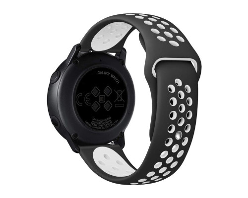 Ремешок Универс 20mm N Sport для Samsung/Amazfit/Huawei Колір Black/Rose 2020000413905