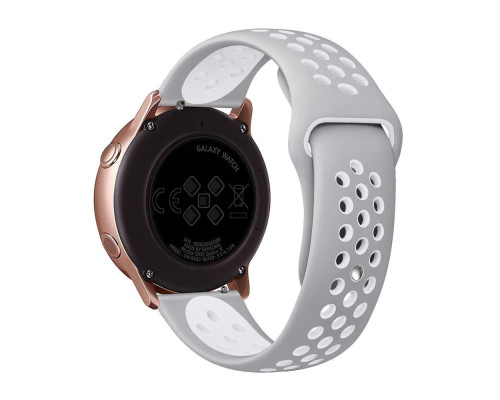 Ремешок Универс 20mm N Sport для Samsung/Amazfit/Huawei Колір Black/Rose 2020000413905