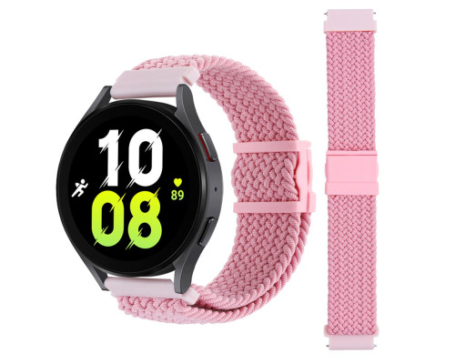 Ремешок Универс 20mm Elastic Adjustment для Samsung/Amazfit/Huawei Колір Pink 2020000423904