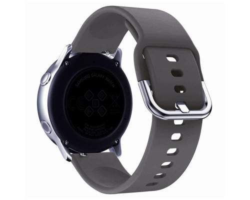 Ремешок Универс 20mm Silicone Original Design для Samsung/Amazfit/Huawei Колір White 2020000424031